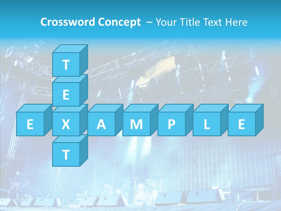 Equipment Showbiz Fest PowerPoint Template