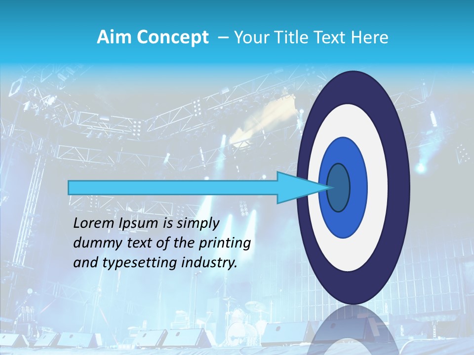Equipment Showbiz Fest PowerPoint Template