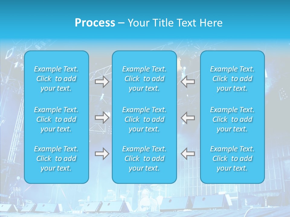 Equipment Showbiz Fest PowerPoint Template