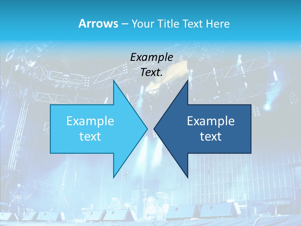 Equipment Showbiz Fest PowerPoint Template