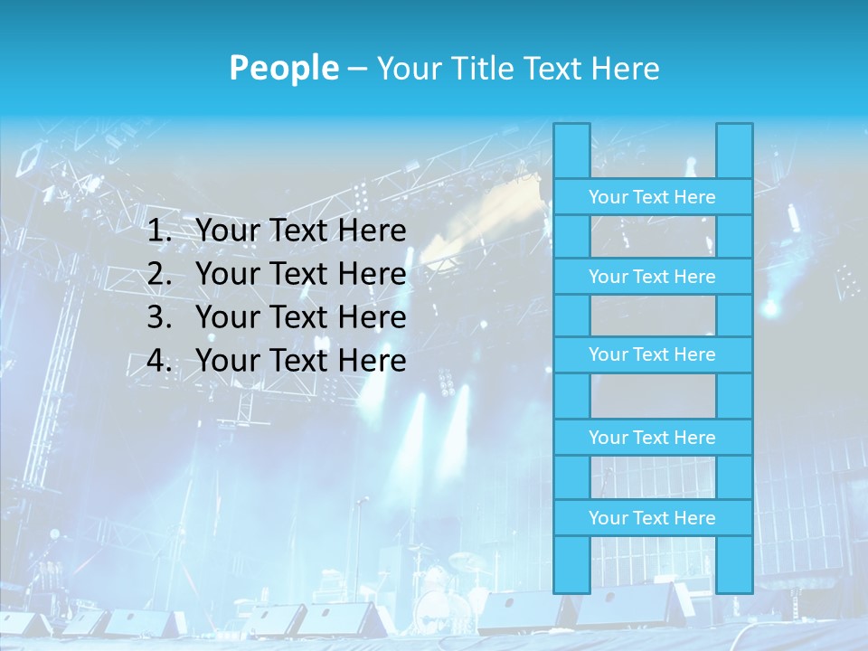 Equipment Showbiz Fest PowerPoint Template
