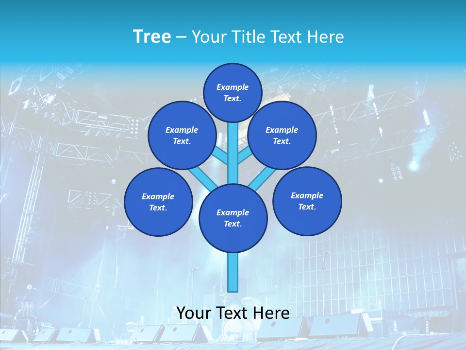 Equipment Showbiz Fest PowerPoint Template