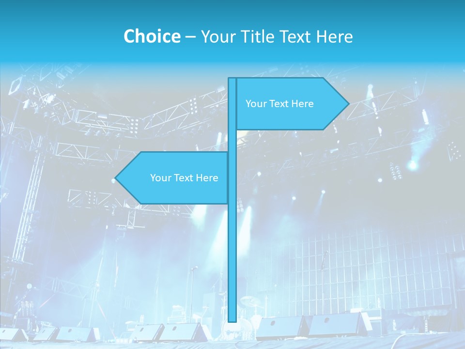 Equipment Showbiz Fest PowerPoint Template