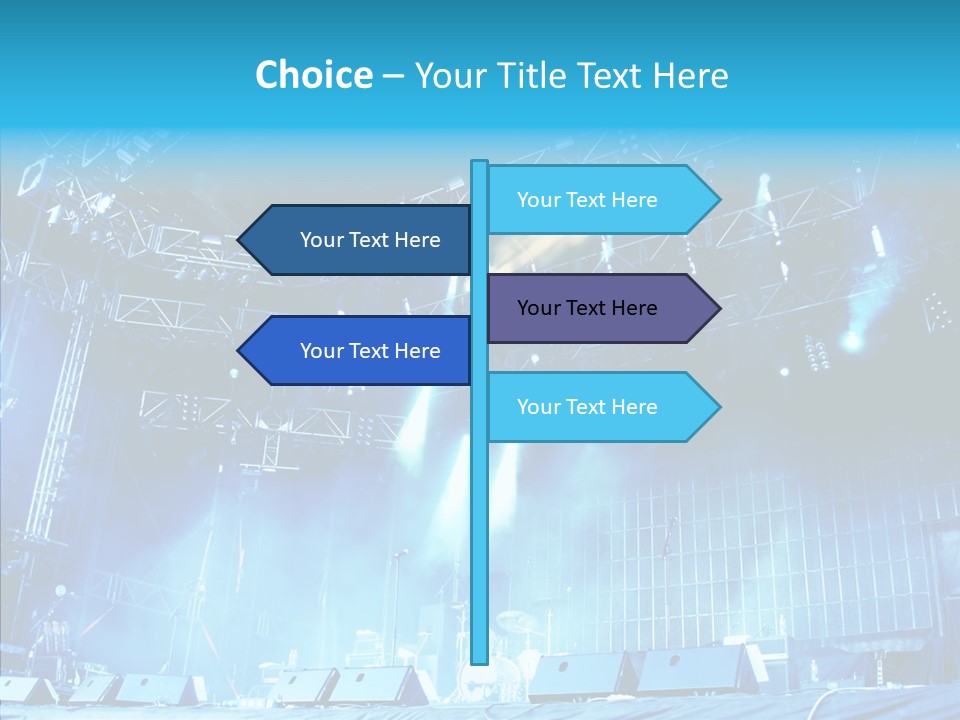 Equipment Showbiz Fest PowerPoint Template
