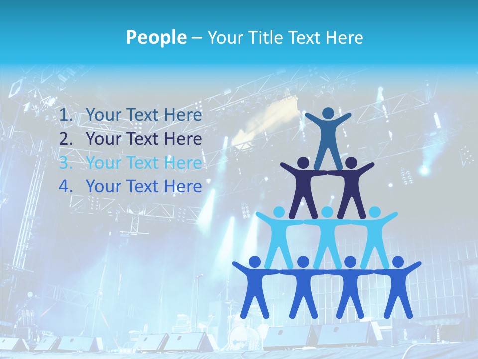 Equipment Showbiz Fest PowerPoint Template