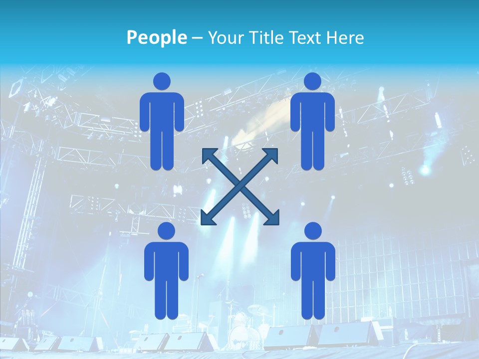 Equipment Showbiz Fest PowerPoint Template