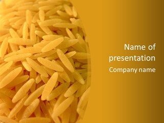 Side Dish Noodles Food PowerPoint Template