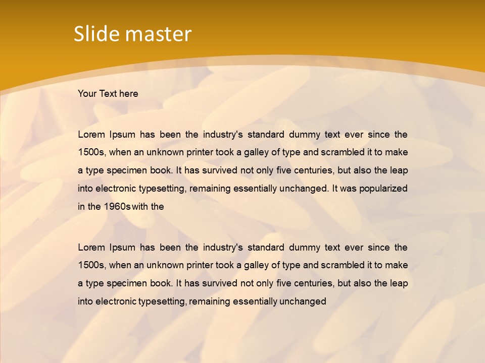 Side Dish Noodles Food PowerPoint Template