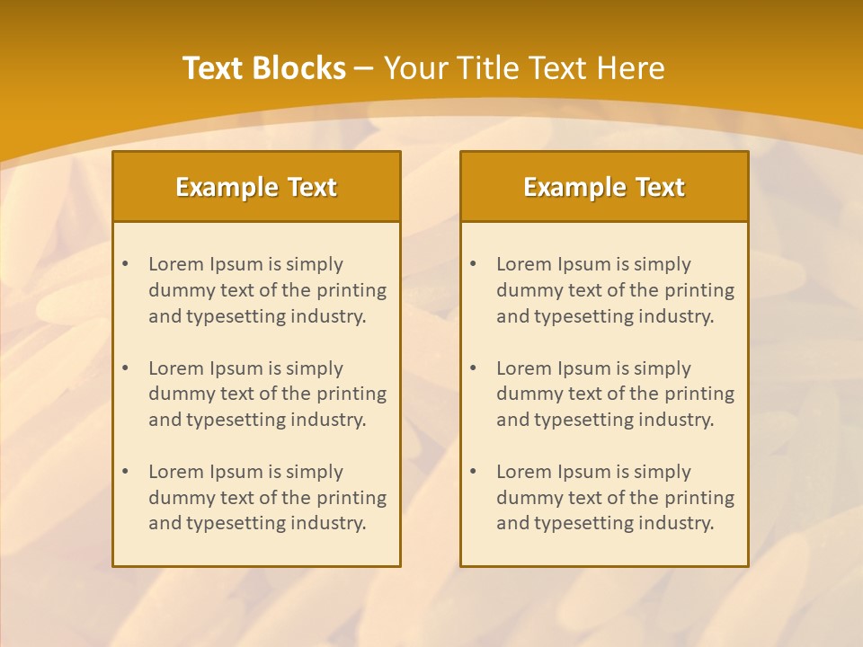 Side Dish Noodles Food PowerPoint Template