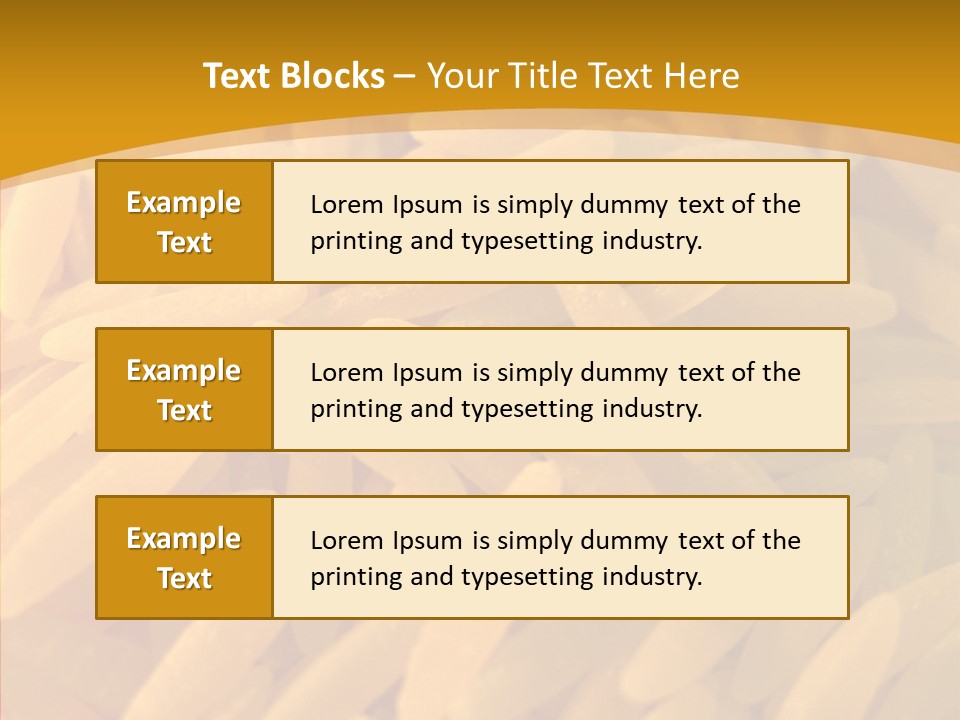 Side Dish Noodles Food PowerPoint Template