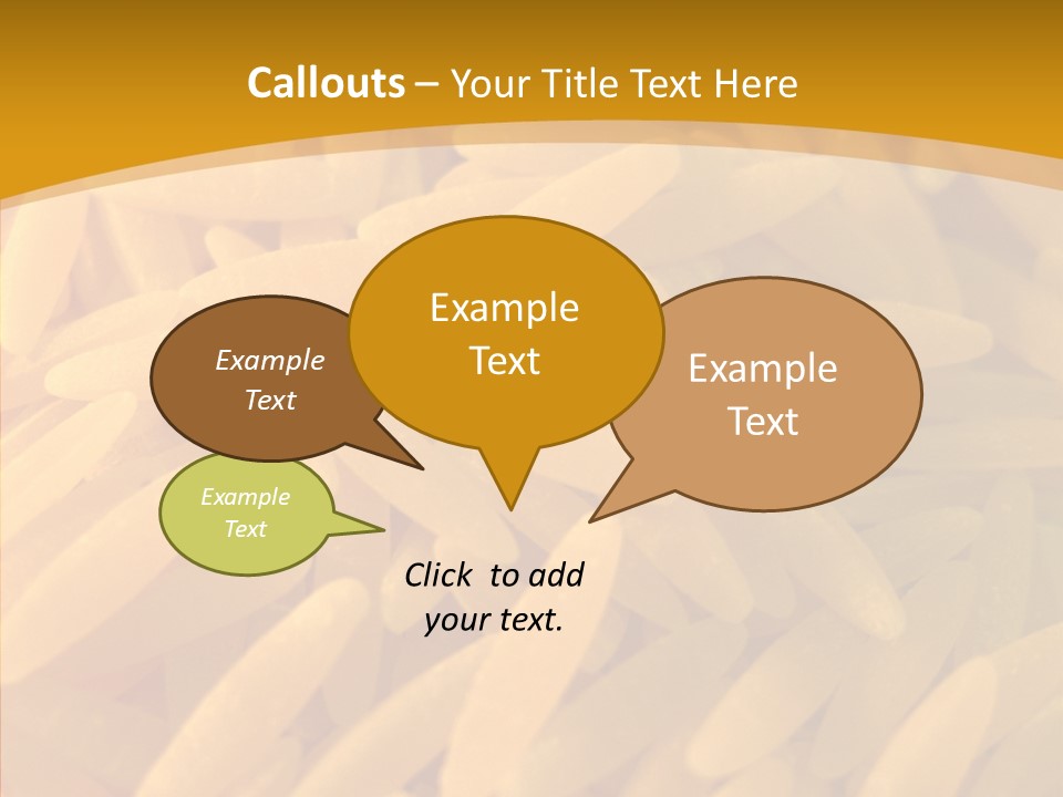 Side Dish Noodles Food PowerPoint Template