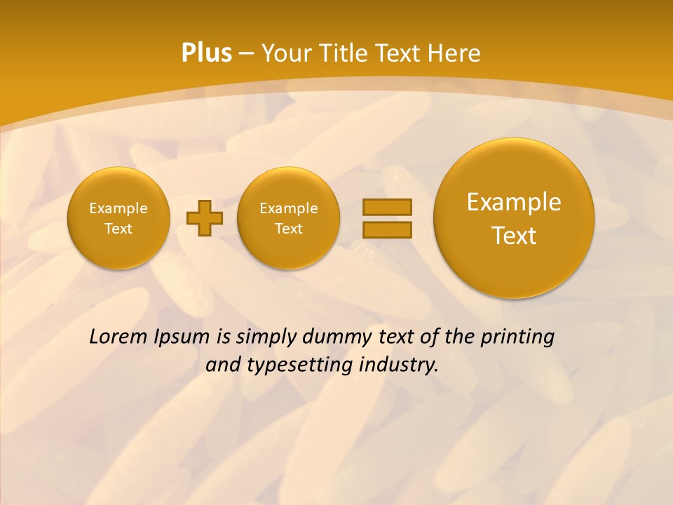 Side Dish Noodles Food PowerPoint Template
