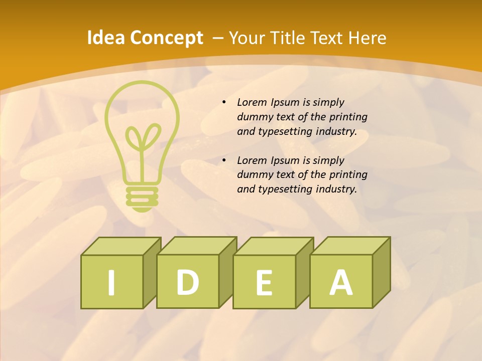 Side Dish Noodles Food PowerPoint Template