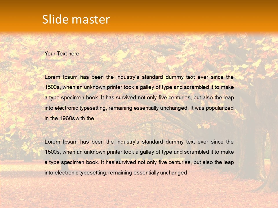 Color Red Gardening PowerPoint Template