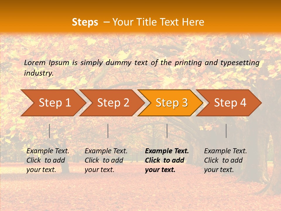 Color Red Gardening PowerPoint Template