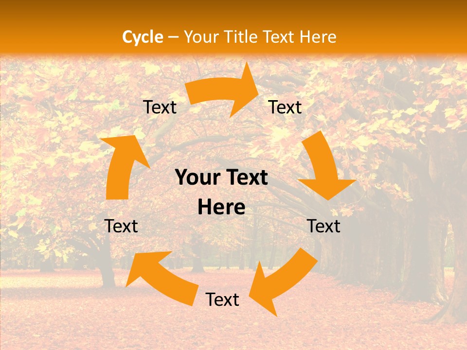 Color Red Gardening PowerPoint Template