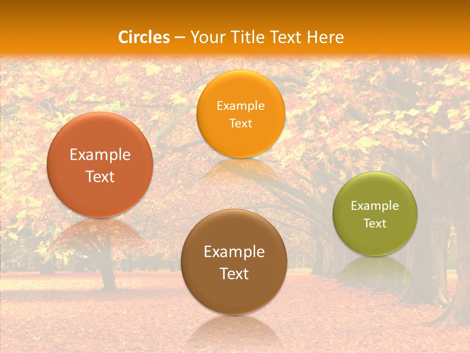 Color Red Gardening PowerPoint Template