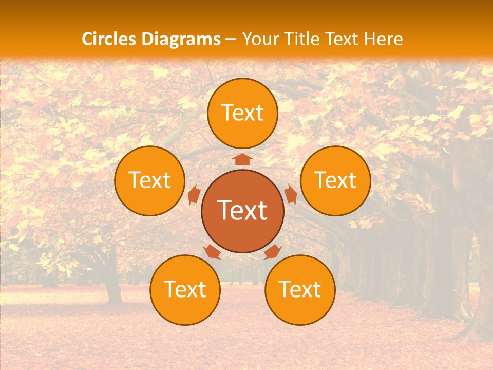 Color Red Gardening PowerPoint Template
