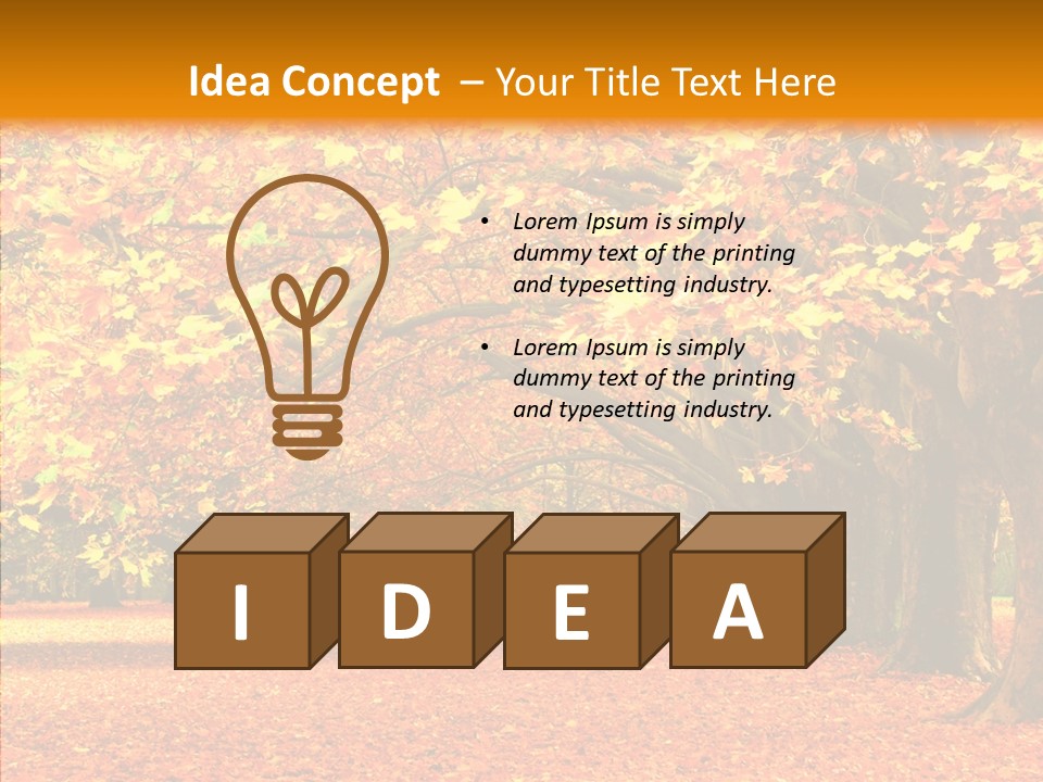 Color Red Gardening PowerPoint Template