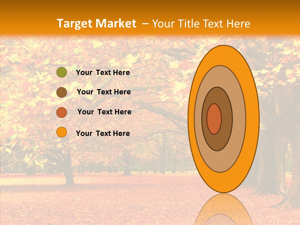 Color Red Gardening PowerPoint Template