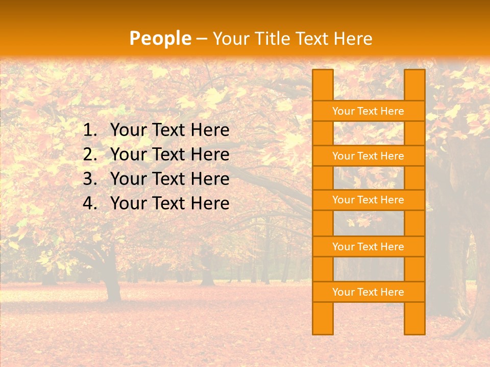Color Red Gardening PowerPoint Template