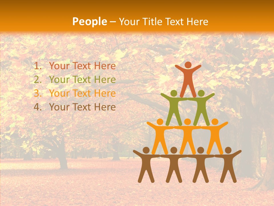 Color Red Gardening PowerPoint Template