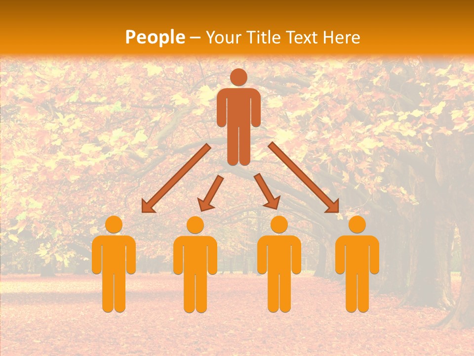 Color Red Gardening PowerPoint Template