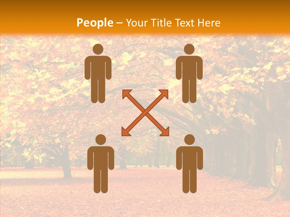 Color Red Gardening PowerPoint Template