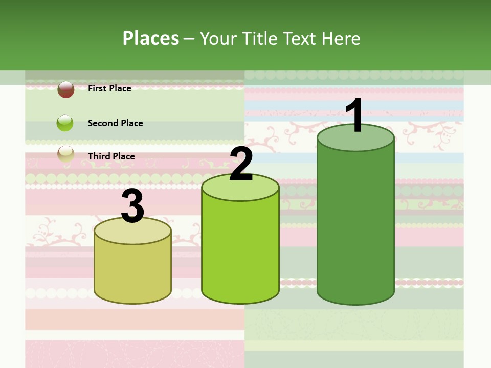 Blue Pretty Wallpaper PowerPoint Template