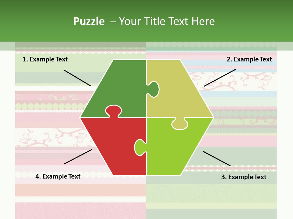 Blue Pretty Wallpaper PowerPoint Template