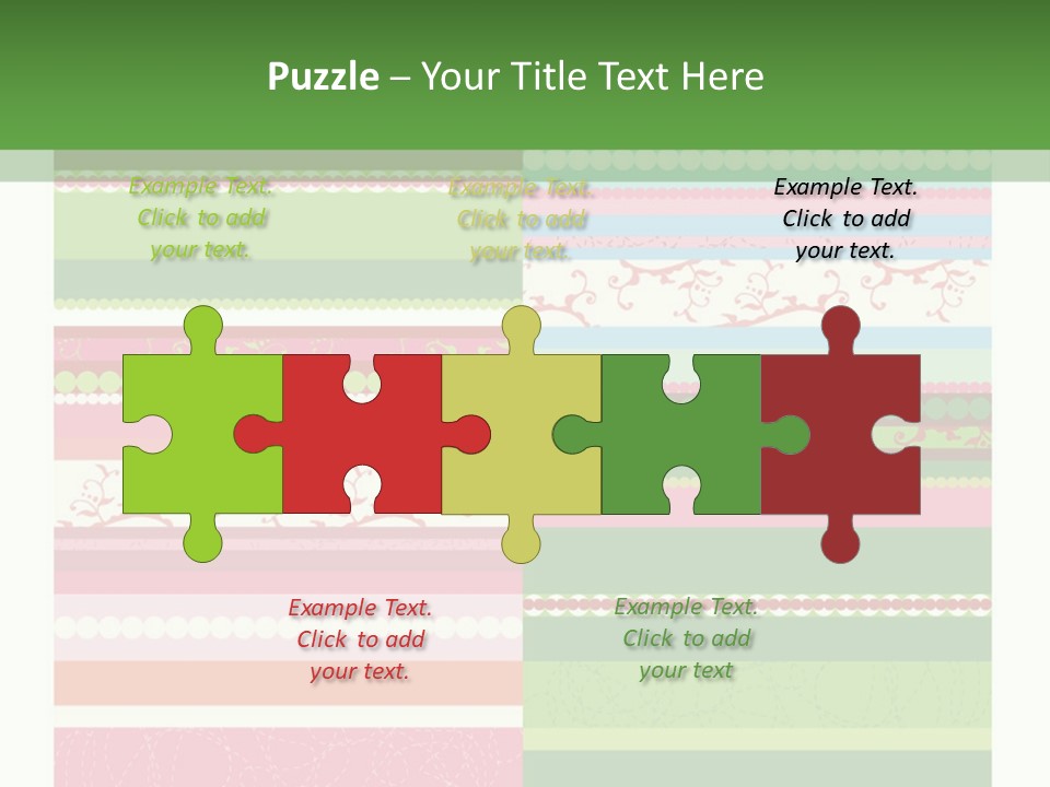 Blue Pretty Wallpaper PowerPoint Template