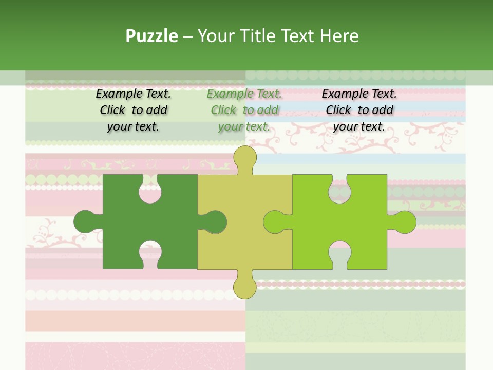 Blue Pretty Wallpaper PowerPoint Template