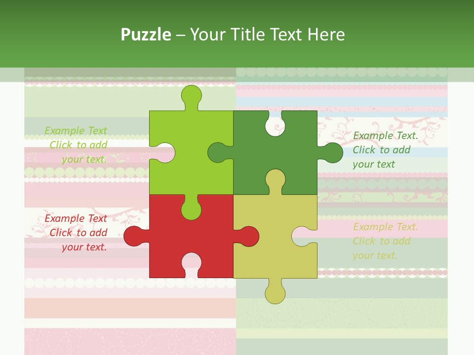 Blue Pretty Wallpaper PowerPoint Template