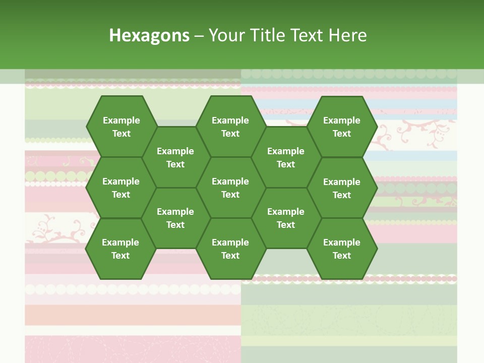 Blue Pretty Wallpaper PowerPoint Template