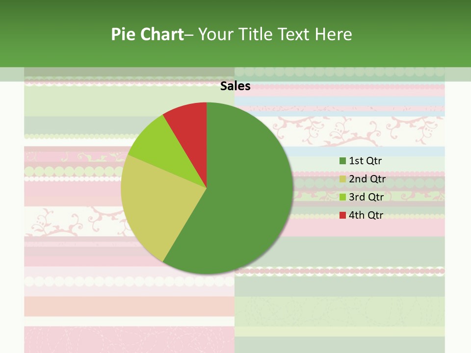 Blue Pretty Wallpaper PowerPoint Template