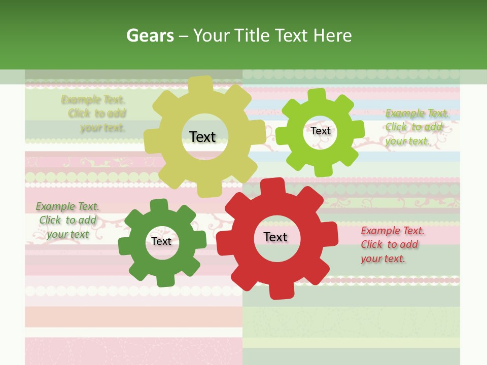 Blue Pretty Wallpaper PowerPoint Template