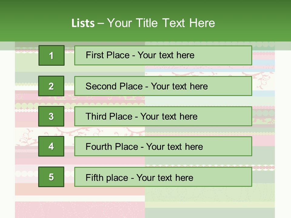 Blue Pretty Wallpaper PowerPoint Template