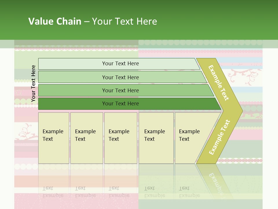 Blue Pretty Wallpaper PowerPoint Template