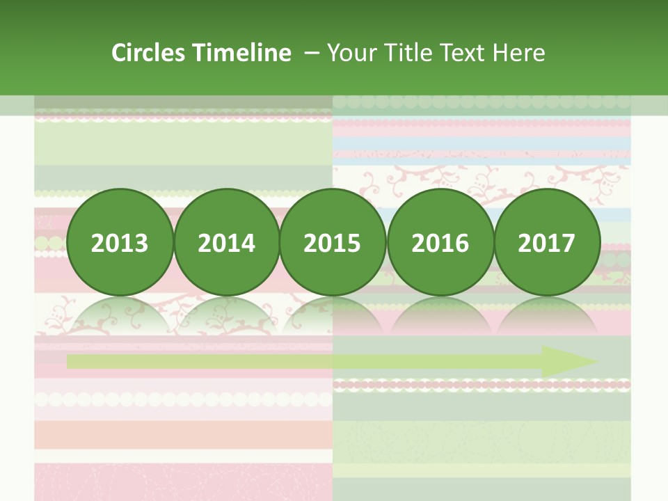 Blue Pretty Wallpaper PowerPoint Template