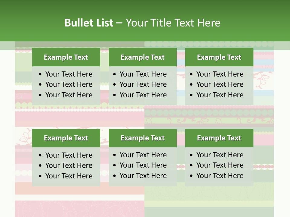 Blue Pretty Wallpaper PowerPoint Template