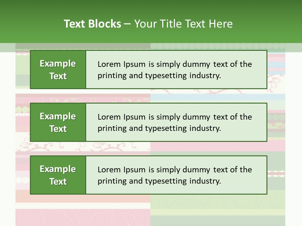Blue Pretty Wallpaper PowerPoint Template