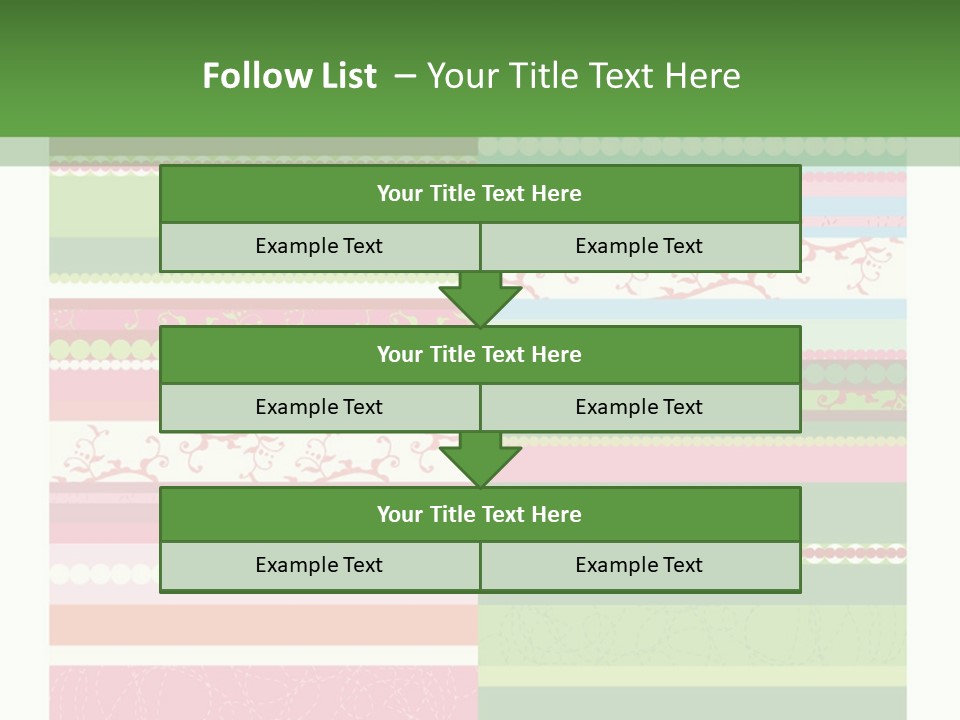 Blue Pretty Wallpaper PowerPoint Template