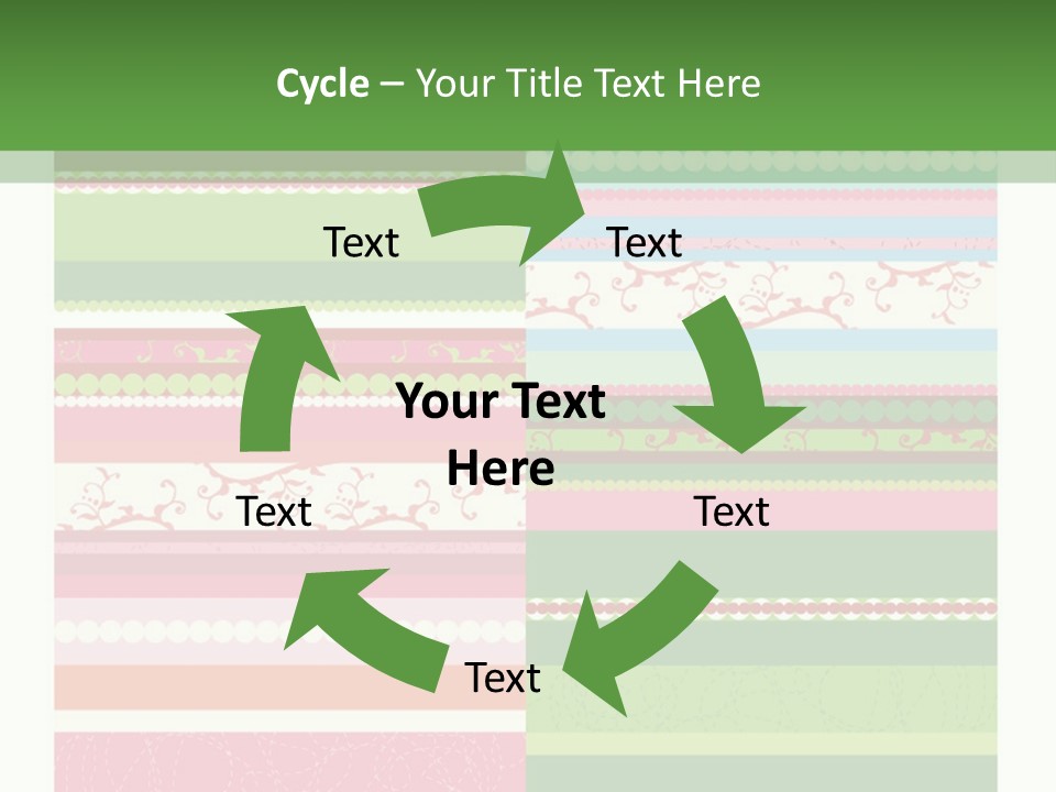 Blue Pretty Wallpaper PowerPoint Template