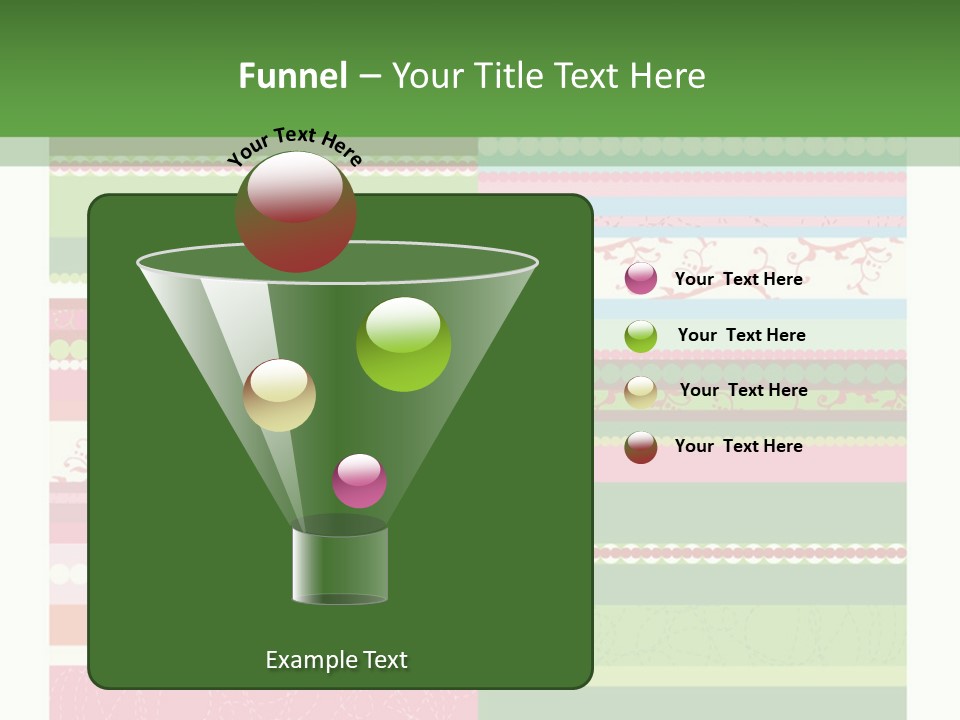 Blue Pretty Wallpaper PowerPoint Template