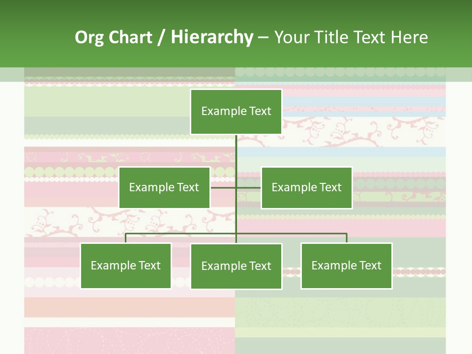 Blue Pretty Wallpaper PowerPoint Template
