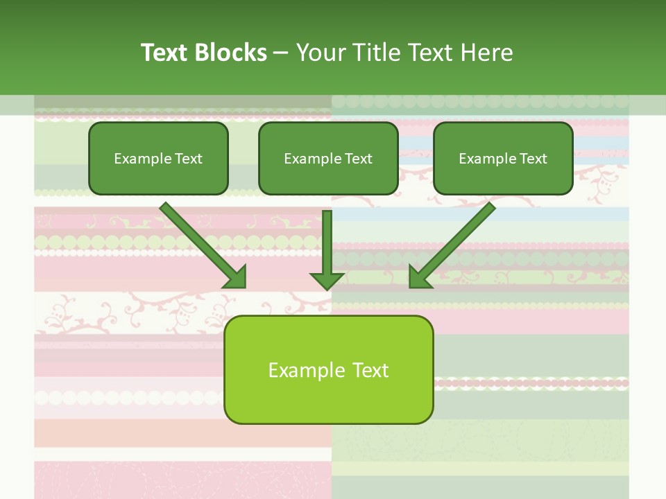 Blue Pretty Wallpaper PowerPoint Template