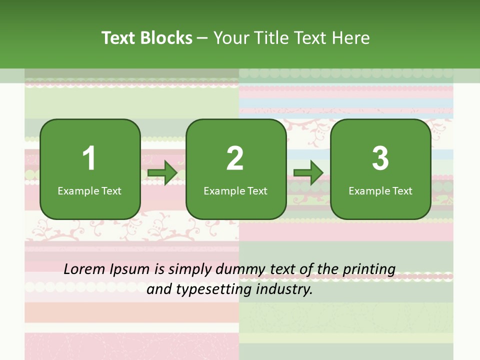 Blue Pretty Wallpaper PowerPoint Template