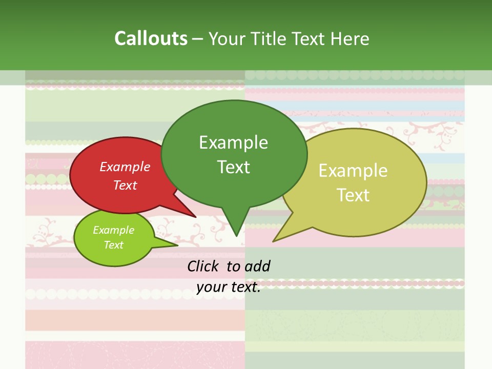 Blue Pretty Wallpaper PowerPoint Template