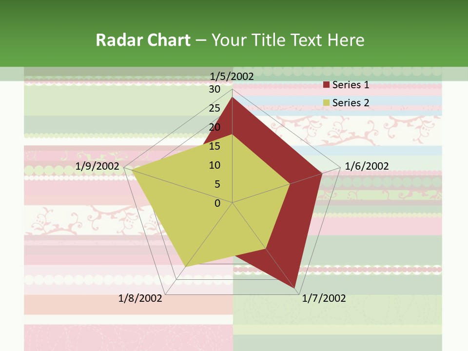 Blue Pretty Wallpaper PowerPoint Template