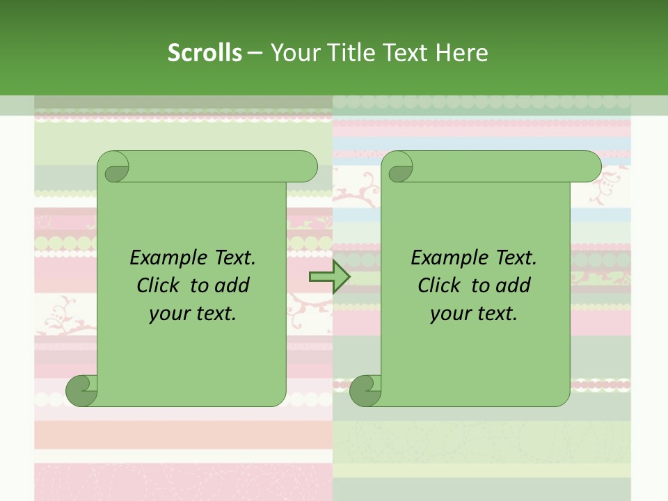 Blue Pretty Wallpaper PowerPoint Template